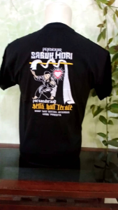 Kaos - Kaos PSHT Bordir Simpel Terbaru Pria-Wanita Lengan Pendek - Kaos bordir