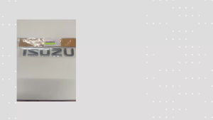 โลโก้กระจังหน้า ISUZU ชุบโครเมี่ยม Isuzu Mu-x ปี 2025 แท้ศูนย์100%