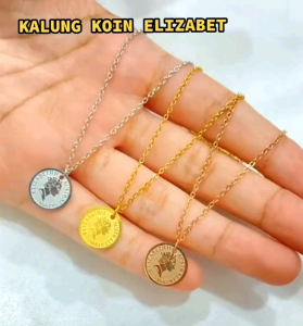 KALUNG TITANIUM ELIZABET IMPORT PREMIUM ANTI KARAT RINGAN DAN NYAMAN