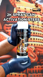 400ml SAMURAI SPRAY PAINT Standard Colours Paint Aerosol Cat Spray Tin Matte Black Cat Motor Cat Kereta