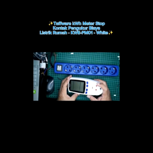 Taffware kWh Meter Stop Kontak Pengukur Biaya Listrik Rumah - KWE-PM01 - White