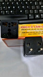 Phích ( Ổ ) cắm chuyển đổi 3 chấu sang 2 chấu căm được nhiều loại phích Lioa
