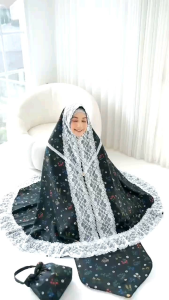 Mukena Terbaru 2024 Lebaran Mukena Sydney Blossom Ciput By Dalanova Dewasa Ukuran Jumbo