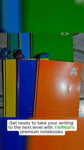 YARN & SPIRAL NOTEBOOK (Aprox 80L) 1pc School Notebook