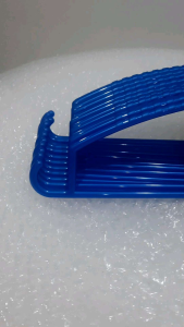 12pcs Hanger Baju Tebal Berkualiti Pearl Biru
