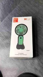 kipas Angin mini motif lucu Portable Genggam tangan kipas kecil USB