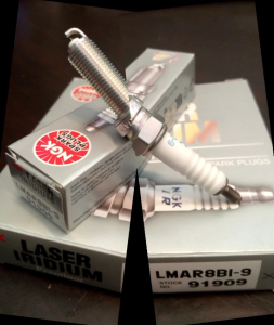 หัวเทียนเข็มแท้100% LAZER IRIDIUM เบอร์ SIMR8A9 / LMAR8BI-9 /IFR6T11 สำหรับรถมอเตอร์ไซค์