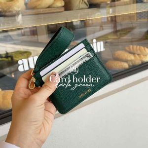 กระเป๋าบัตร ที่ใส่บัตร หนังวัวแท้ สำหรับกระเป๋าบัตรและเงินสด ​ มีสาย MONOMEBKK