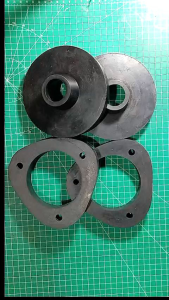 Karet Spacer Per Shock Depan Belakang Avanza Xenia Terios Rush Tebal 2/3cm Set 4Pcs.