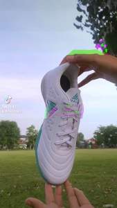 HANZ - Sepatu Futsal Hanz Stylish In White Tosca Promo Bonus Kaoskaki & Deker