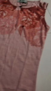 SODA Womens Cotton Printed Tank Top Light Pink