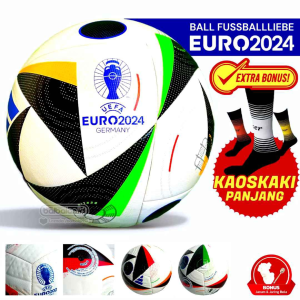 EURO 2024 Bola Sepak Fussballliebe Size 5 Piala Eropa Import Bonus Kaoskaki Ball Sepakbola