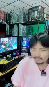 12 คอ 24 เธรค การ์ดจอ 32 GB การ์ดจอ 4 GB คอมพิวเตอร์ ครบชุดเล่นเกม สายตัดต่อ สายสตรีมเกม ทำงานพิมงาน