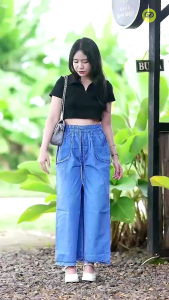 CELANA PANJANG KULOT RAWIS SOFT SEMI JEANS