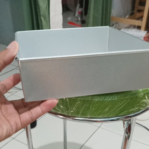 LOYANG KOTAK/cetakan kue bolu UKURAN 20X20CM TINGGI 6CM bahan galvalum/galvanis termurah dan berkualitas tinggi