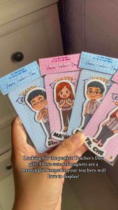 Personalized Teacher’s Day Refrigerator Magnet Gift with Custom Name – Appreciation Souvenir for Teachers