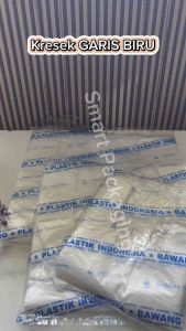 [ISI 1 PACK] BAWANG Kresek HD Trans Garis Biru 15x33 24x44 28x48 / Kantong Plastik Transparan uk 15 24 28 / 200gr