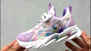 Sneakers Anak Frozen: Sepatu Fashion Import Bahan Lentur Anti Slip Size 21-30