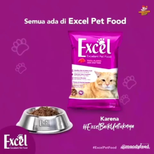Makanan Kucing Kering Excel Adult Kitten Kemasan Freshpack 500 Gram