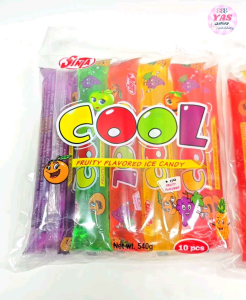 10pcs COOL ICE CANDY ASSORTED FRUITY FLAVOR/loot bag fillers / paninda / giveaways / party favors.