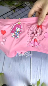 Quần chip đùi cho bé gái 9-34kg chất liệu 100% cotton kháng khuẩn mềm mịn co giãn tốt (ảnh thật)