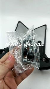 H3513-2 UNIVERSAL SIDE MIRROR ADJUSTABLE WINGET NON GRADED LENS FULL ALLOY (1SET) FOR MOTORCYCLE