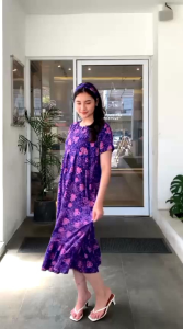 Daster Rayon Smoke Premium Tebal Halus. Daster Jumbo Dress Rumahan Homedress Bunga