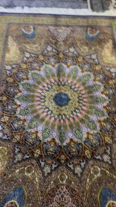 Persian silk on silk carpet size 4x6 ft made in Iran 🇮🇷