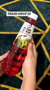 ZF Fresh Syrup minuman berkualitas dengan 3 pilihan rasa kemasan 550ml