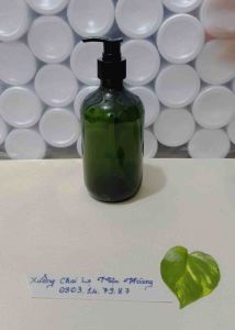 Chai Lọ Nhựa Có Vòi Nhấn 500ml Vai Thuyền Màu Xanh-Đựng dầu gộisữa tắm-Hàng đẹp-Chất lượng-Bao đổi trả-Giá rẻ