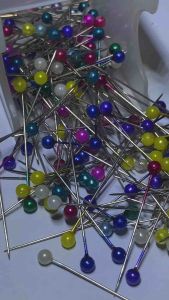 JARUM PENTUL STAINLESS WARNA UNTUK HIJAB & KERUDUNG (35 PCS)