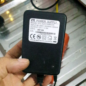 Sạc ZTE 12V-0.8A Viettel jack cắm 5.5x2.1mm có đèn báo