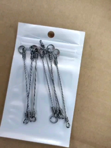 KAWAT PENGAMAN UMPAN. WIRE SAFETY LURE. STANLESS STEEL. kawat pengaman umpan.