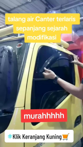 Talang Air Mobil CANTER Model Lebar Kupu-Kupu