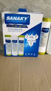 Bộ 3 lõi lọc thô máy lọc nước Sanaky hàng chính hãng