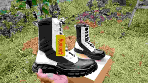 sepatu PDL PROVOST/boots POLRI kulit tactical RUMAOS