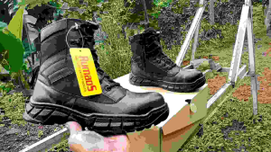 TERBARU Rum87- Sepatu PDL TACTICAL Boots RUMAOS pendek 6inc kulit sapi