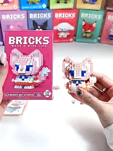 1176 Mainan Bricks Mini / Nano Block Kartun / Mainan Balok Susun DIY / Mainan Anak 3D / Building Block / Puzzle Toys