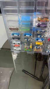 Hotwheels Rack 50 slot Hot Wheels Display Rack / Hotwheels dan Tomica Display Case - 50 slots