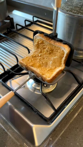 Set Alat Panggang Jepit Roti Tawar / Cetakan Pan Sandwich Maker Aluminium Anti Lengket Matang Merata