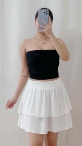 Cammie Ruffled Mini Skirt