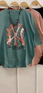 atasan kaos wanita zollfas#4 top/matrial catton combed 24s adem halus tebal nyaman sablon plastisol