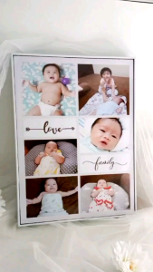CETAK FOTO LAMINASI + FRAME PHOTO BLOCK bahan 4cm lamaran aqiqah khitan ulangtahun prewedding graduation Wisuda ukuran 30 cm x 40 cm