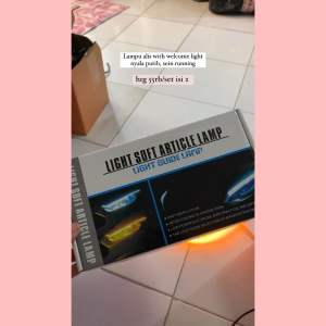 Lampu Alis Mobil headlamp 60cm with welcome light