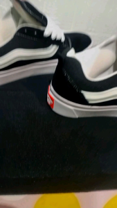 Sepatu Gemuk Sekolah/Sneakers Pria wanita Hitam Putih