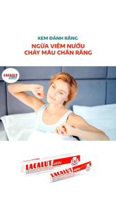 Kem đánh răng Lacalut Aktiv nhập khẩu từ Đức - Hàng cao_cấp_chính_hãng (Date tháng 3.2028)