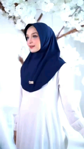 Hijab Bergo Sporty Adeeva aldans Pet Antem Polos Premium/Bergo Hamida jersy Super Premium size M