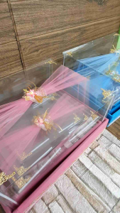 Box Seserahan Pernikahan Kotak Hantaran Parcel Nikah Hias Pita Siku