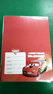ORIONS WRITING NOTEBOOK (CARS COLORCODE) 80 LEAVES #365701