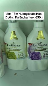 ￼Sữa Tắm Nước Hoa Dưỡng Da ENCHANTEUR  650gr